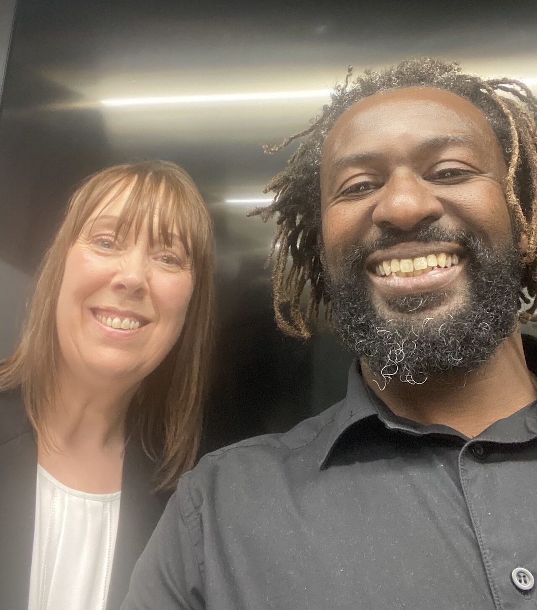 Clare Harford facilitating a session